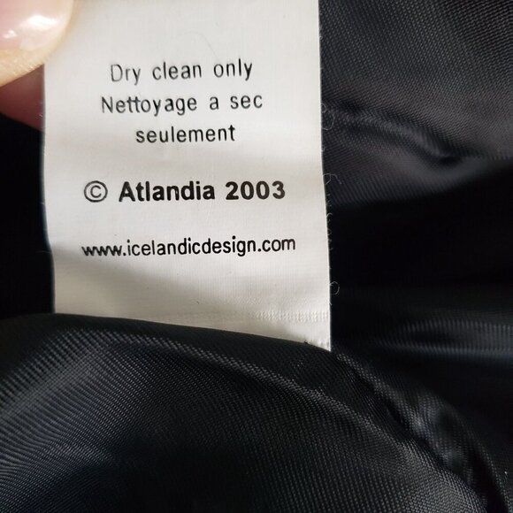 Vtg Y2K Icelandic Design Women's Wool Diamond Pattern Zip-Up Cardigan Jacket LG - Picture 9 of 16